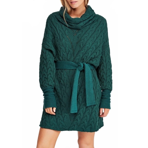 Free People Dresses & Skirts - FREE PEOPLE | Cable Knit Sweater Dress